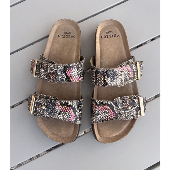 Earth Origins Orra snake print sandal - size 7 - multicolored - Picture 4 of 11